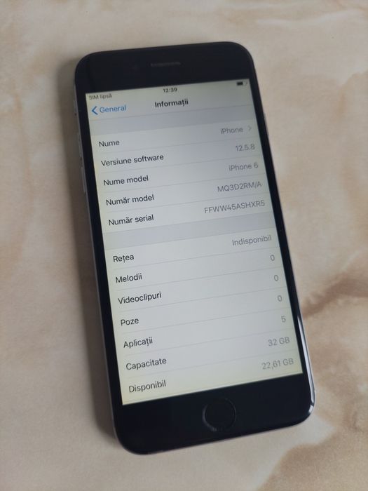 [6] Vând Apple iPhone 6 gri Neverlocked [funcțional] //poze reale