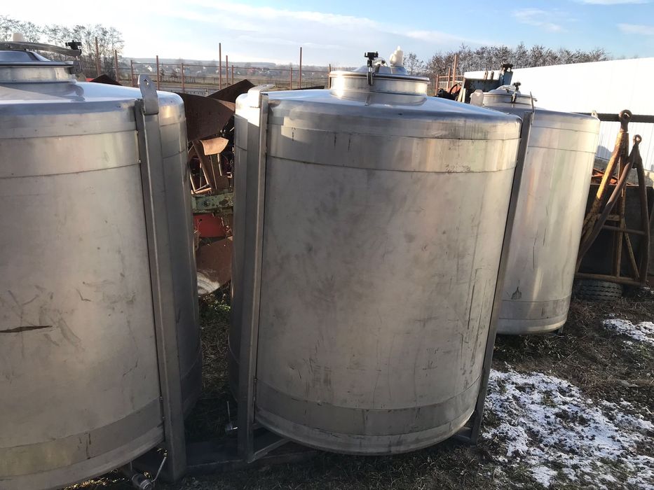 Bazin inox 1600 litri alimentar pentru vin