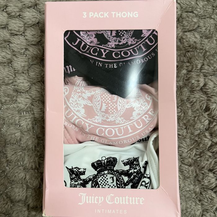 Juicy couture прашки,комплект от 3 в черно розово и бяло