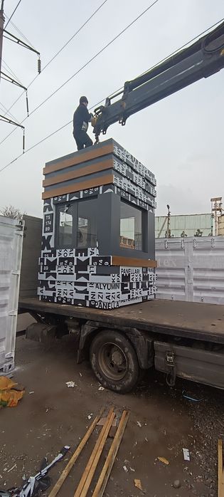 Охранная будка под ключ любой вид