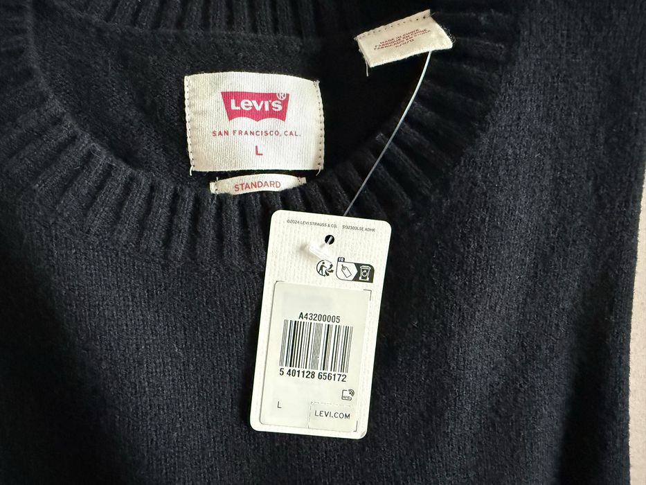 80% вълна Levis / Levi’s  ОРИГИНАЛЕН мъжки пуловер - L/XL