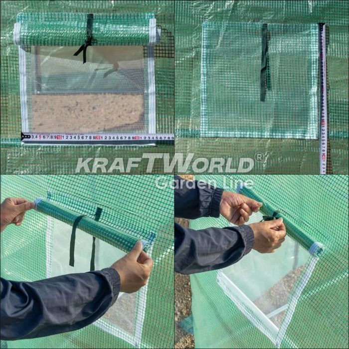 Голям градински парник 10м – Тунелна Оранжерия усилена конструкция, ар