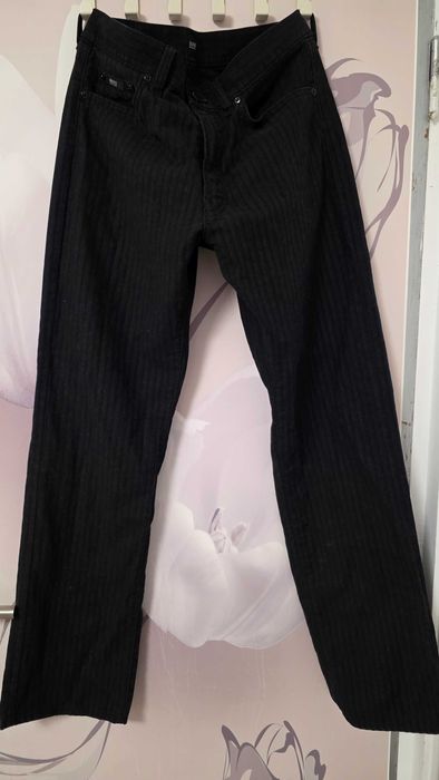 BOSS Hugo Boss Texas” W33 L32 Blugi negri textură cu dungi verticale