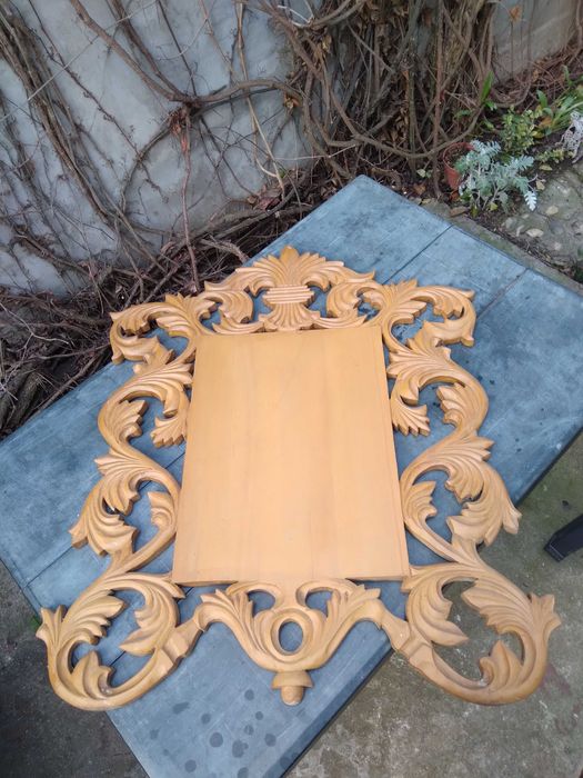 Rama sculptata lemn masiv