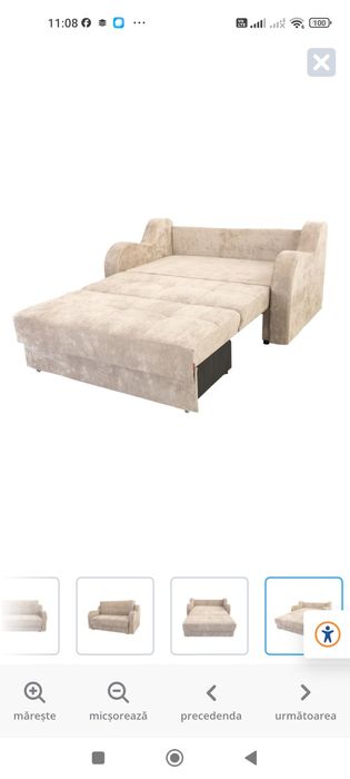 Vând canapea extensibila 160/200