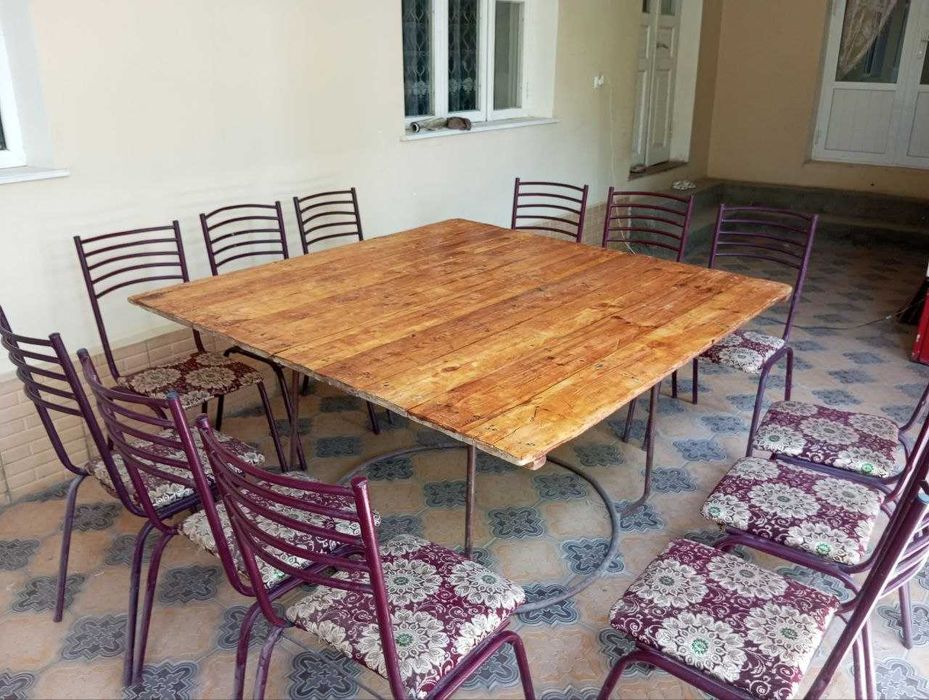 Стол стул сотилади камплект холати йахши