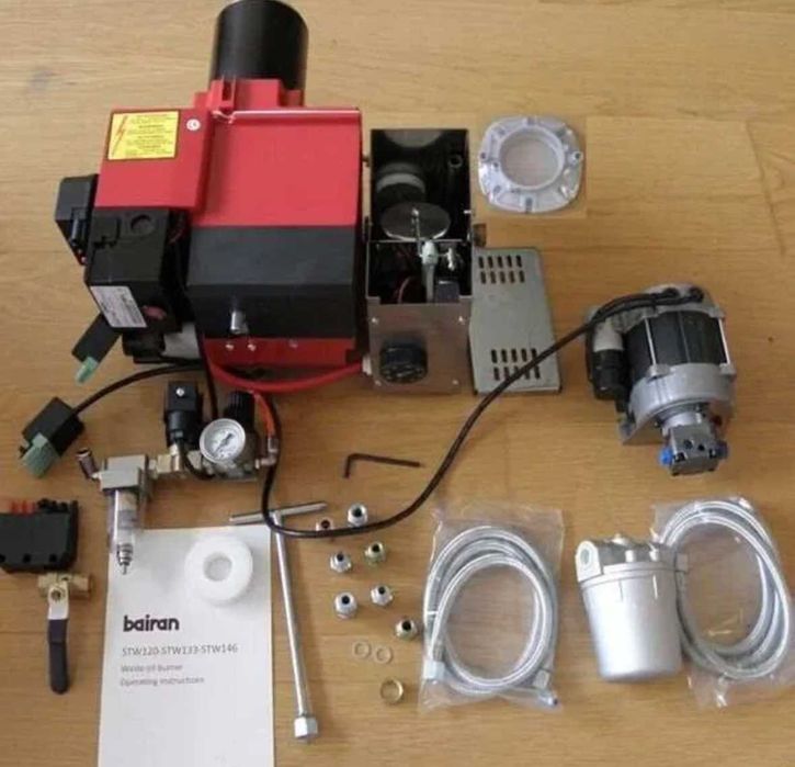 Arzator, injector ulei uzat de la 10-50kw cu compresor incorporat