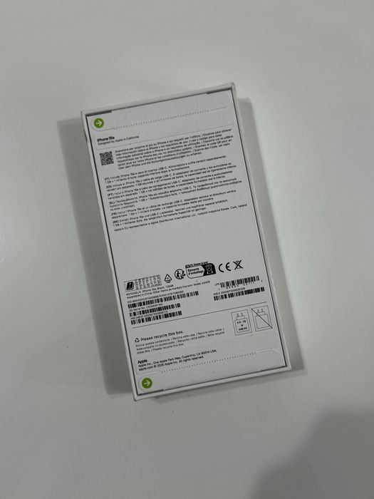 iPhone 16e 128Gb Black Sigilat