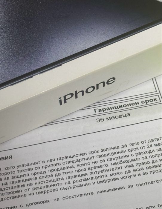 ***КАТО НОВ 256GB iPhone 15 Pro Yettel Гаранция 2026 Titanium Blue