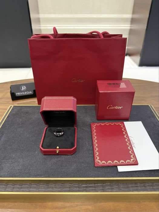 Кольцо с бриллиантами Cartier LOVE Double Ring 6 Diamonds