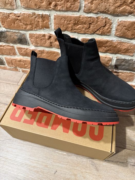 Ghete Camper negru/rosu