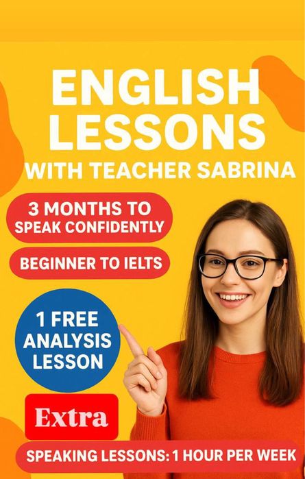 ONLINA INGLIZ TILI kursi - 0 dan PRO gacha