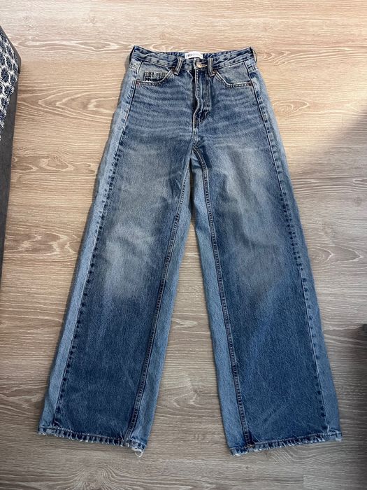 Дънки с прав крачол Zara