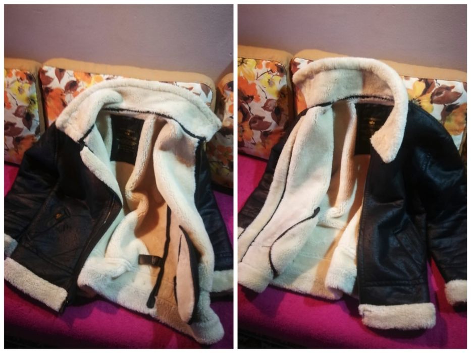 Cojoc Blana B-3 Alpha Industries Pilot Aviator Bomber