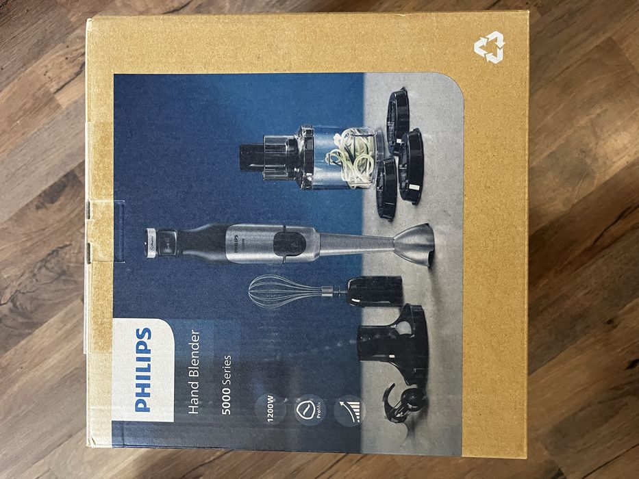 Пасатор PHILIPS (Филипс) 1200w с мини чопър модел HR2684/00 серия 5000