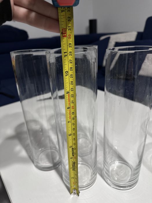 Cilindri pentru lumanari/flori, 8 bucati, pretul e pentru TOATE