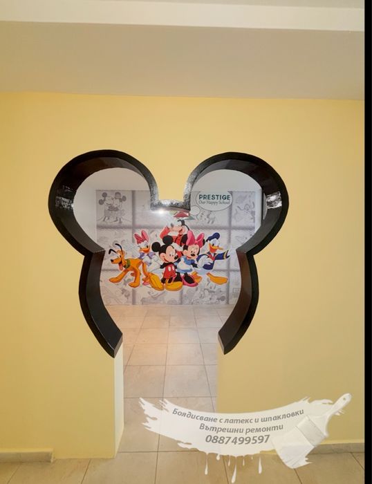 Вътрешни ремонти до ключ шпакловка боя паркет дограма