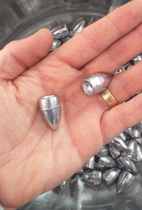 Plumbi tip Bullet pentru pescuit la răpitor