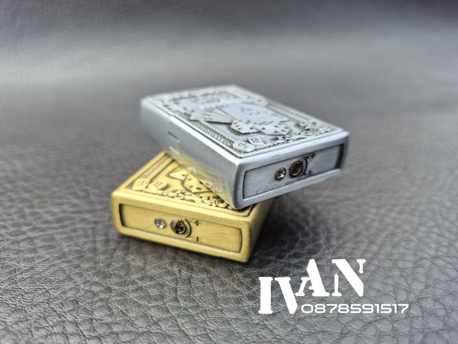 Газови метални релефни запалки CASINO