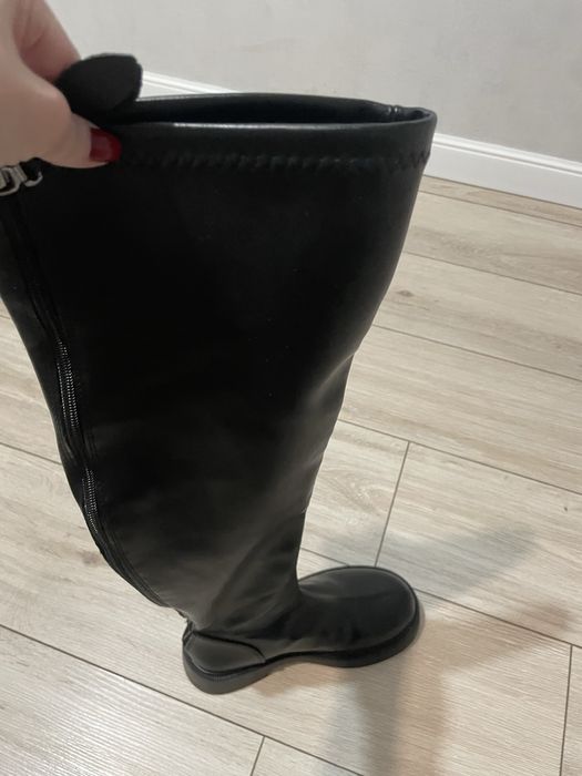 ботфорты без каблука