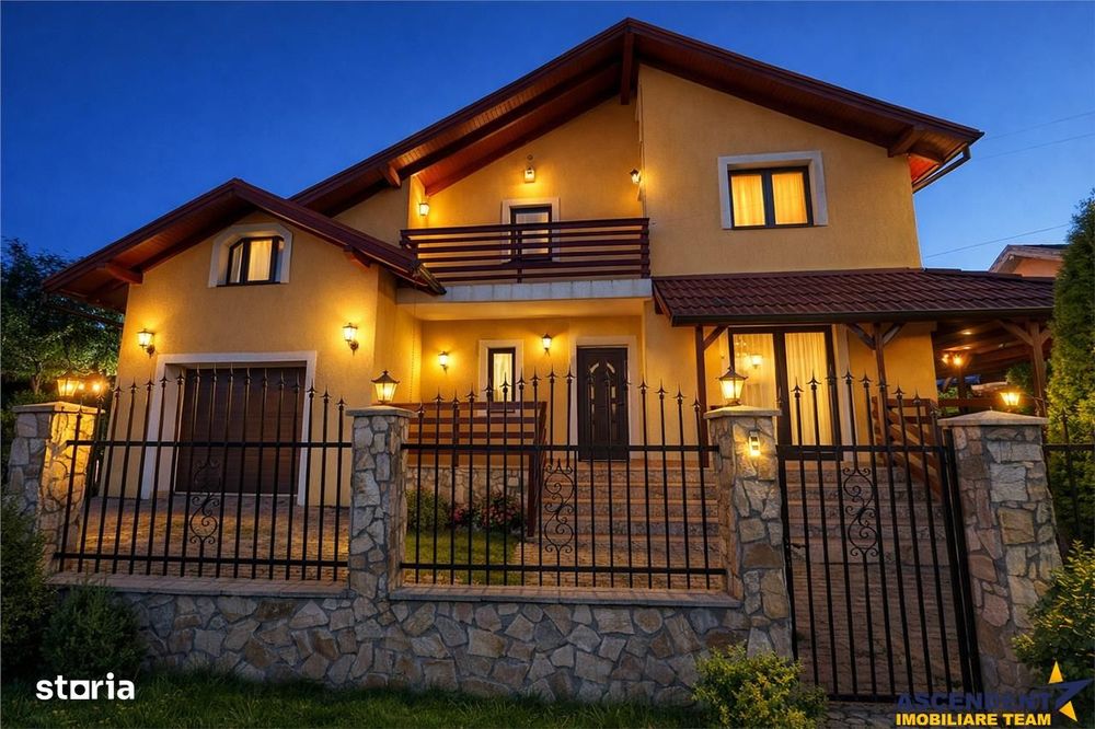 Casa rafinata,incantare peisagistica,garaj,securizare,Corunca, Mures: