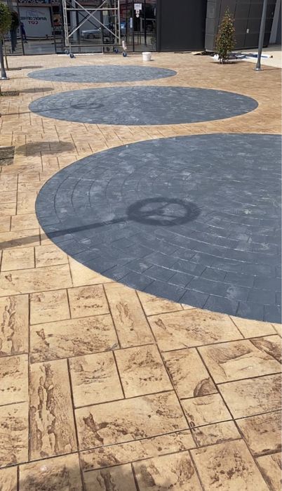 Щампован Бетон, Шлайфан Бетон, Ресан Бетон