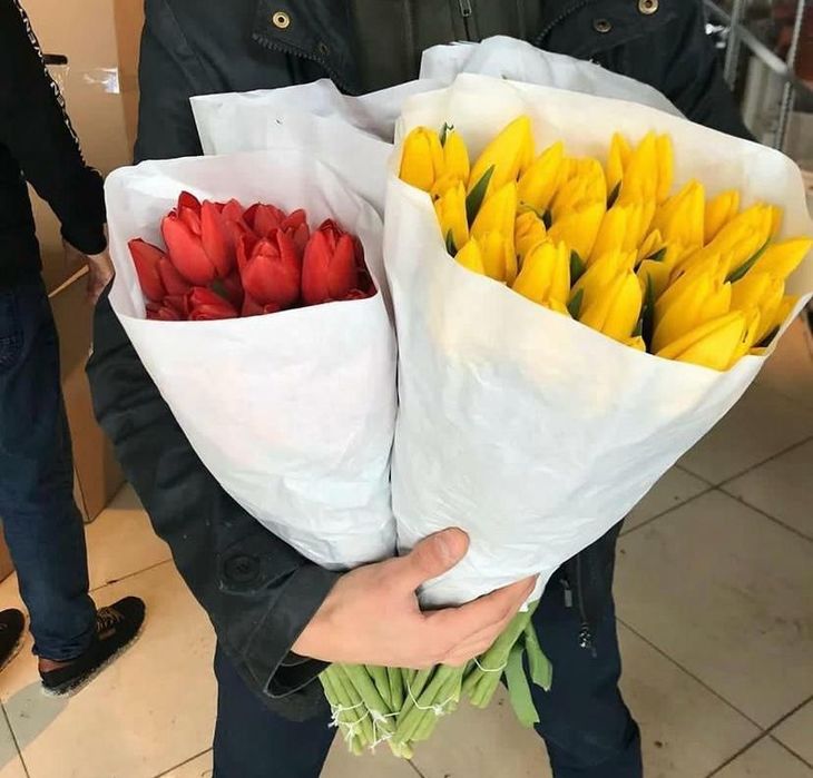 Тюльпаны крупные