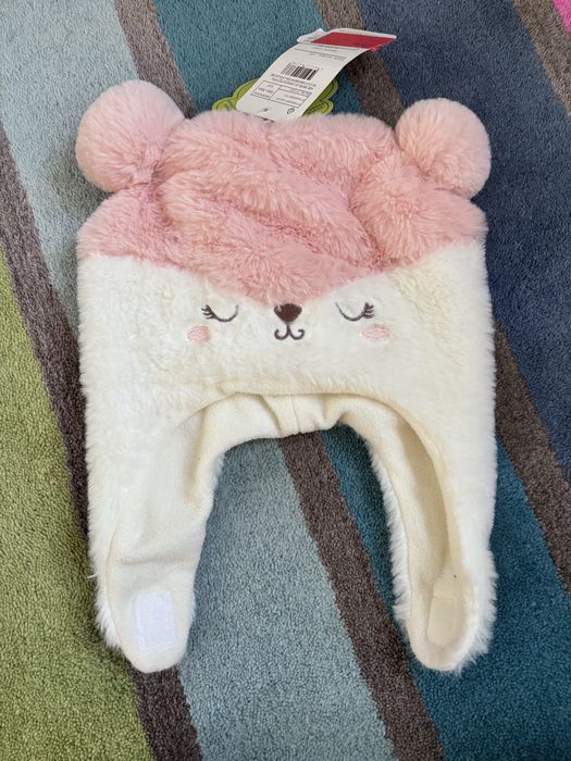 Caciula Waikiki fete dublata fleece 18m-36m