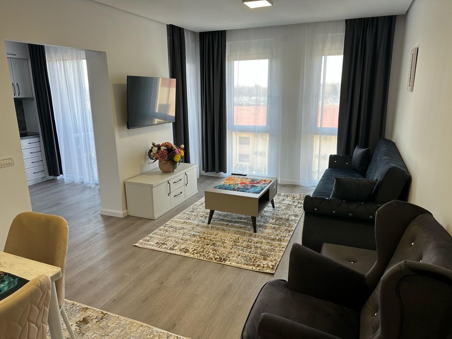 Dau in chirie / inchiriez apartament 2 camere + parcare, central, in bloc nou, West Residence Ceyrat aproape de Universitate, LIDL. Mobilat si utilat