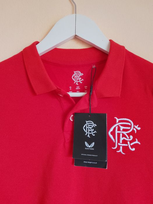 Tricou Fotbal Copii Glasgow Rangers Heritage Pique