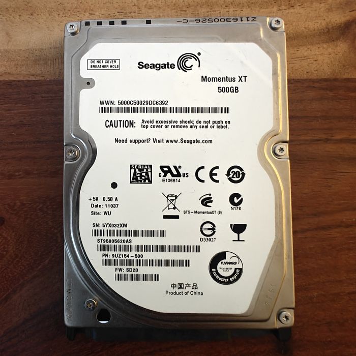 HDD Seagate 500 GB  Momentus XT