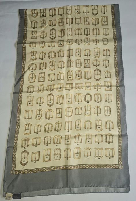 Eșarfă de designer din mătase naturala Mulberry Company