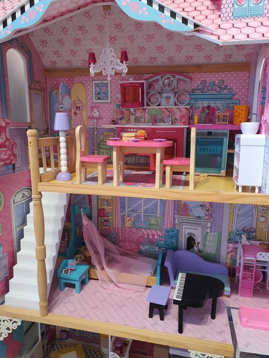 Дървена къща за кукли Анабел Kidkraft, като нова