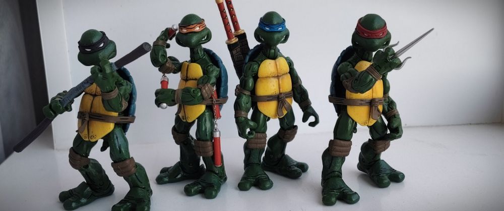 Черепашки-ниндзя NECA 2008 — сет из 4 фигурок