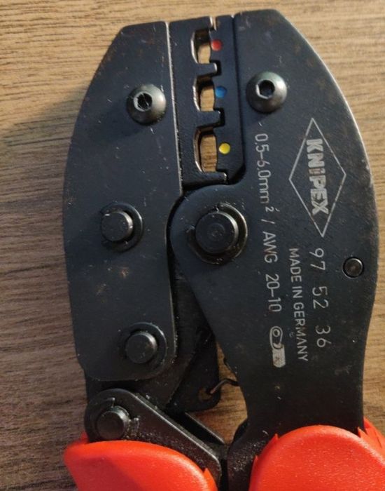 cleste pentru sertizat papuci 0.5-6 mm² Knipex 97 52 36