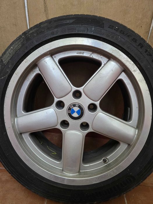 Vand Jante Bmw 5x120 pe 17 cu anvelope de vara