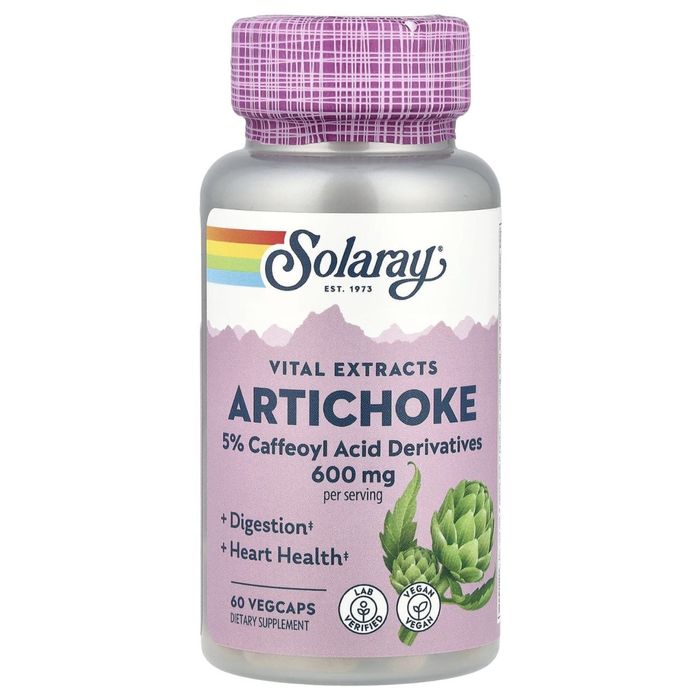 Solaray Артишок 60 капсул Artichoke производство Америка