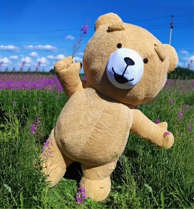 Topogan gonflabil si urs gonflabil Teddy bear