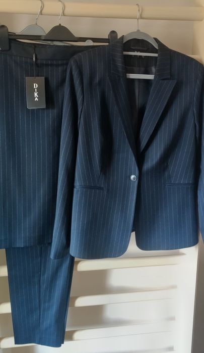 Costum office Dika cu fusta cu eticheta și pantaloni