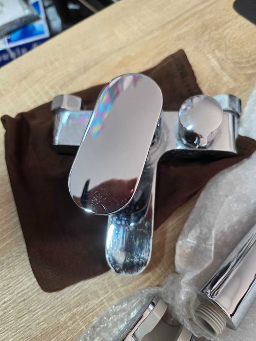 Baterii de baie cu accesoriu de duș, baterii mixer pentru baie cu cap de duș