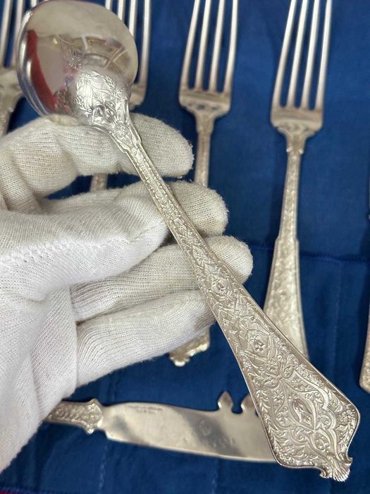 SET TACAMURI ARGINT 925 - 4p. - TIFFANY & CO - Persian Pattern - 1872!