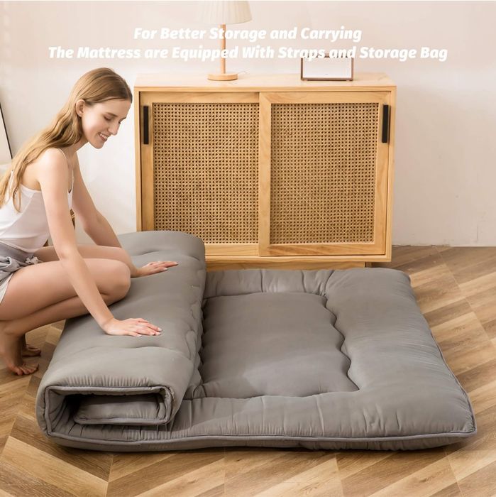 Saltea Pliabilă Tip Futon Japonez – 135x190 cm