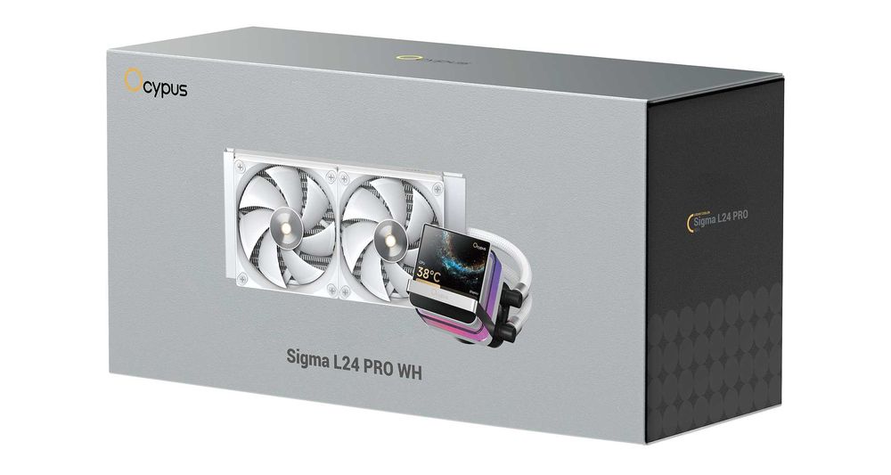\ Система водяного охлаждения Ocypus Sigma L24 WH ARGB