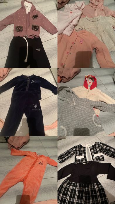 Вещи для девочек 80 90см