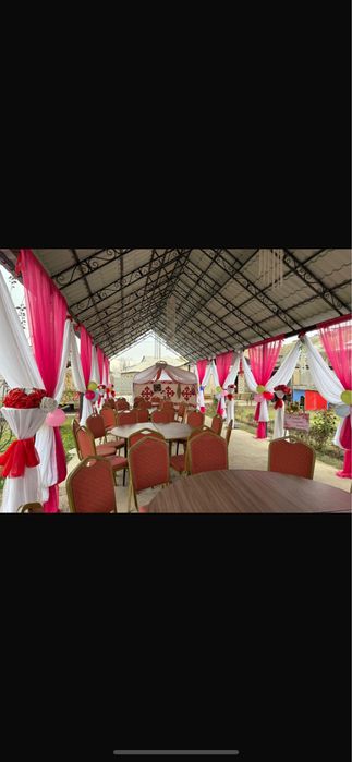 Шаңырақ Стол стуля Тақ  прокат