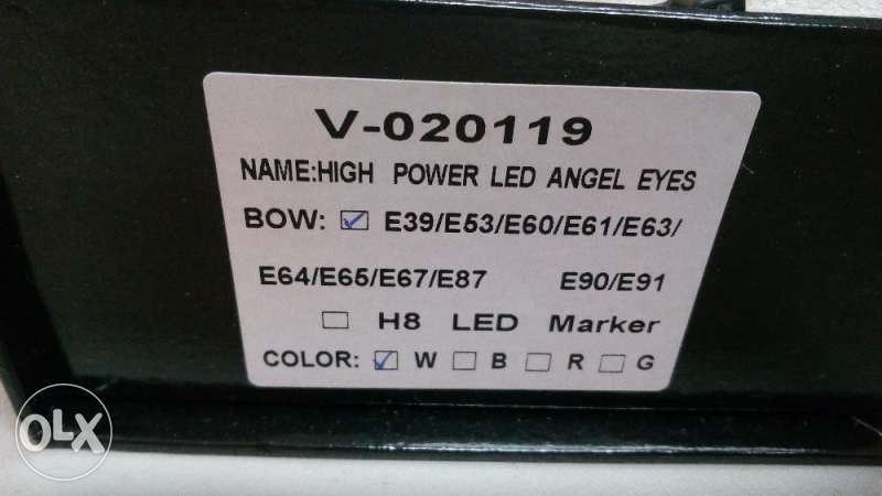 LED Angel Eyes за фабрични - Ангелски очи за BMW e39,e60, e53 X5