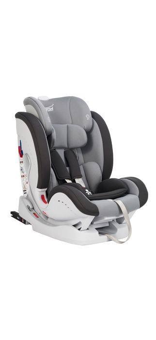 Scaun auto ISOFIX U-Grow UGHCS-06, 0-36 kg, Gri/Negru