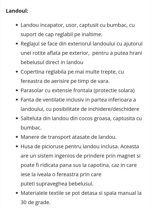 Vând cărucior Adamex 3 în 1