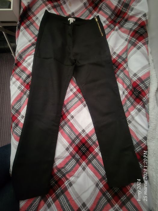 Pantalon de dama cu fermoar lateral