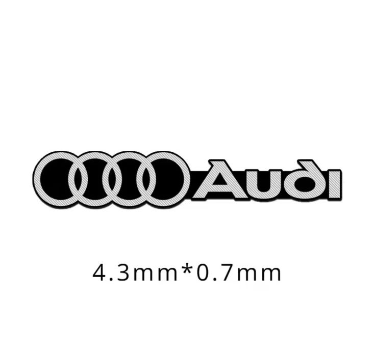 Емблема стикер лого Ауди Logo Audi